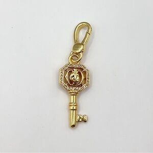 Juicy Couture gold keys charm